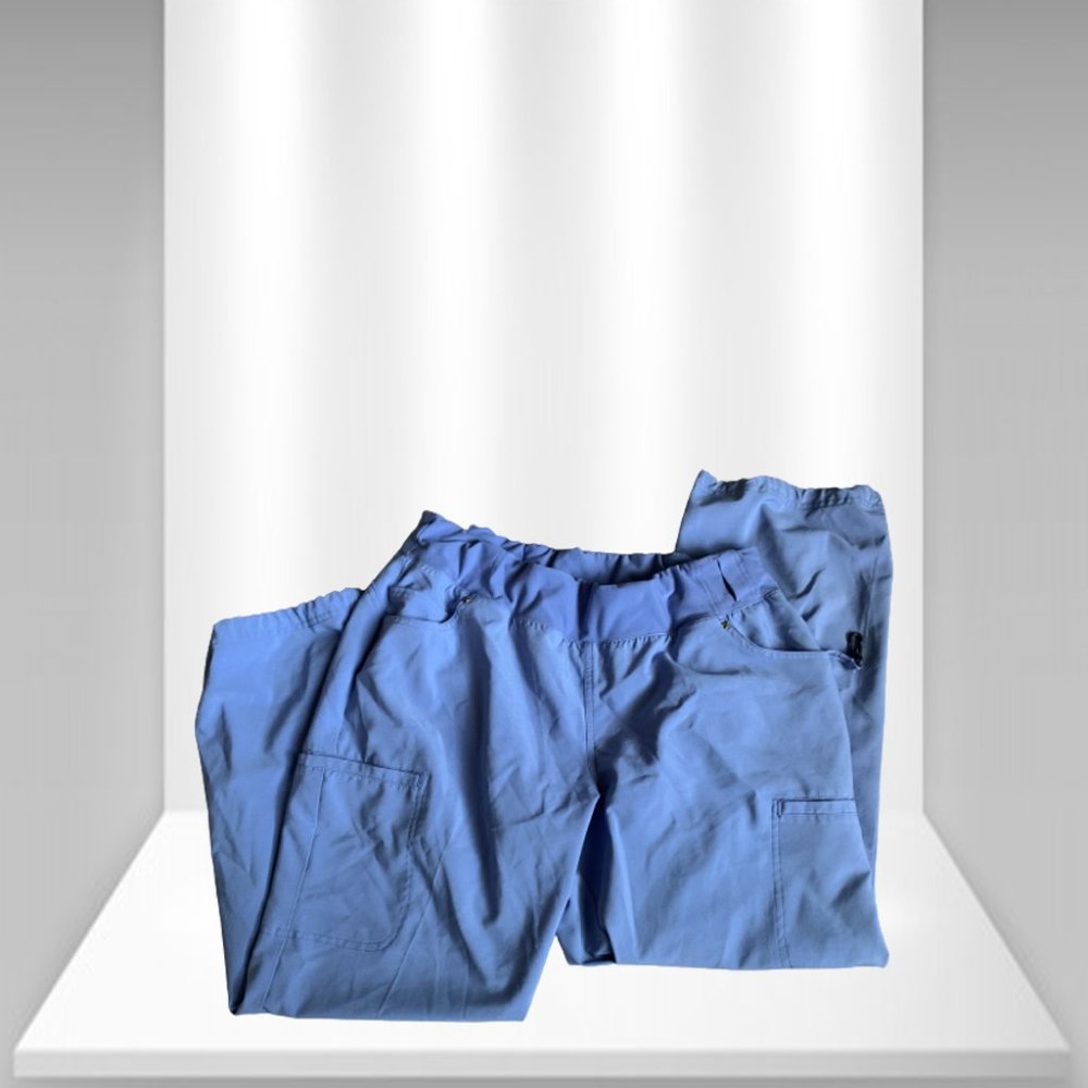 Women’s Size XL Scrubs Cargo Pants Blue